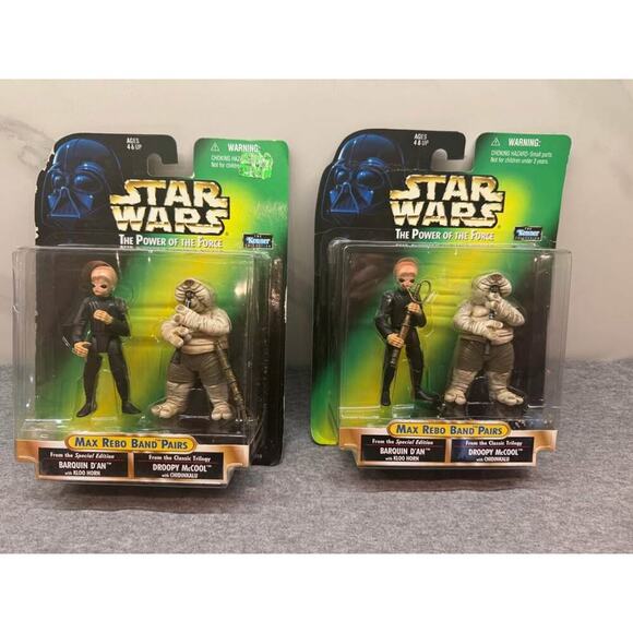 1998 Star Wars New in Box Kenner Max Rebo Band Pairs Barquin D’An Droopy McCool - Picture 1 of 5